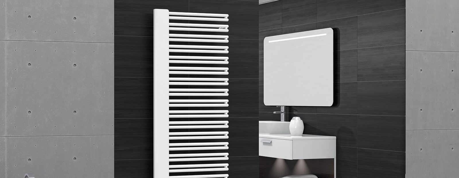 Wand- und Fußbodenheizung